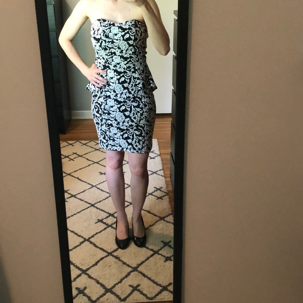 Bailey Blue Peplum Dress